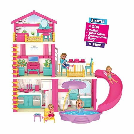 Kız Erkek Çocuk Oyuncak 03742 Lola'nın Tatil Evi -Fentoys Kız Erkek Çocuk Oyuncak Eğitici Eğlenceli
