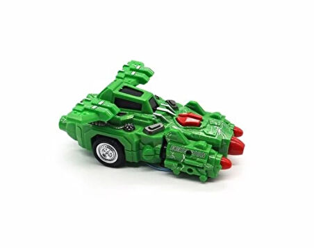 Kız Erkek Çocuk Oyuncak Sürtmeli Roket Atan Yeşil Uzay Korsanı Araba Kız Erkek Çocuk Oyuncak Eğitici