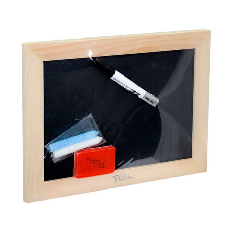 Kız Erkek Çocuk Oyuncak ONY-391 Ahşap Tablet Yazı Tahtası -Onyıl Kız Erkek Çocuk Oyuncak Eğitici Eğl