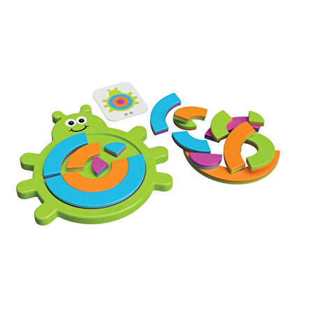 Kız Erkek Çocuk Oyuncak TFB209 Fat Brain Toys, Uğur Böceği Puzzle Kız Erkek Çocuk Oyuncak Eğitici Eğ