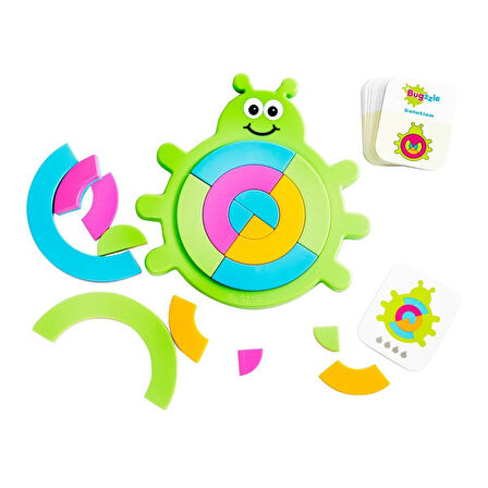 Kız Erkek Çocuk Oyuncak TFB209 Fat Brain Toys, Uğur Böceği Puzzle Kız Erkek Çocuk Oyuncak Eğitici Eğ