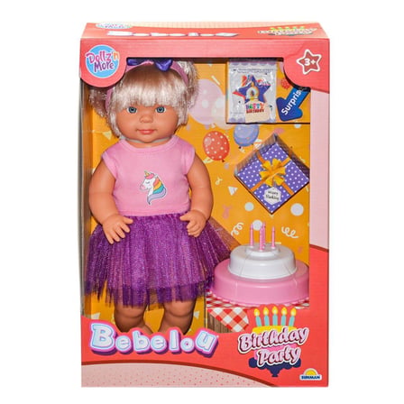Kız Erkek Çocuk Oyuncak 40021 Bebelou Doğum Günü Bebek 40cm Kız Erkek Çocuk Oyuncak Eğitici Eğlencel
