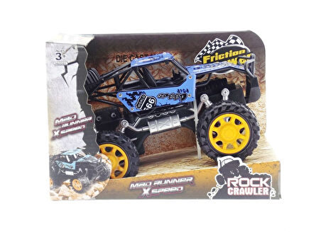 Kız Erkek Çocuk Oyuncak Rock Crawler Metal Büyük Sürtmeli Arazi Aracı Mavi Kız Erkek Çocuk Oyuncak E