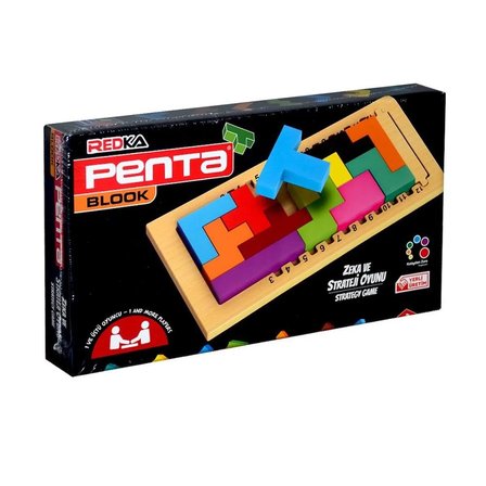 Kız Erkek Çocuk Oyuncak Penta Blook Ahşap Akıl Zeka Eğitici Oyuncak Kız Erkek Çocuk Oyuncak Eğitici