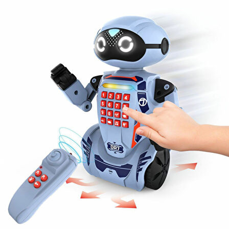Kız Erkek Çocuk Oyuncak SIL 88046 Silverlit Robo DR7 Kız Erkek Çocuk Oyuncak Eğitici Eğlenceli Oyunc