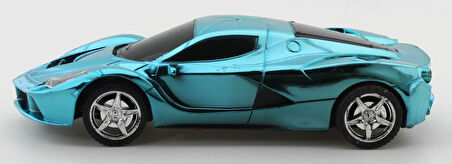 Kız Erkek Çocuk Oyuncak U.K. Pilli Turkuvaz Spor Araba Neon Hız Rt24 Kız Erkek Çocuk Oyuncak Eğitici