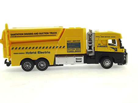 Kız Erkek Çocuk Oyuncak Die Cast Model Çek Bırak Temizlik ( Sanitasyon ) Aracı Kız Erkek Çocuk Oyunc