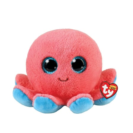 Kız Erkek Çocuk Oyuncak Ty Beanie Boos Peluş Pembe Ahtapot Sheldon 15cm Kız Erkek Çocuk Oyuncak Eğit
