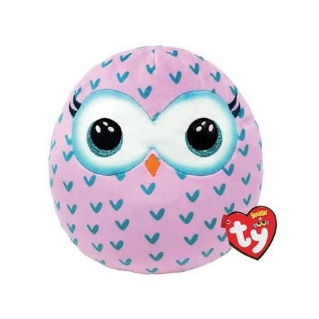 Kız Erkek Çocuk Oyuncak Ty Squish a Boos Baykuş Yastık Winks 22cm Kız Erkek Çocuk Oyuncak Eğitici Eğ