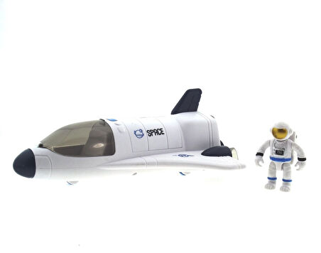 Kız Erkek Çocuk Oyuncak Sesli ve Işıklı Astronotlu Uzay Mekiği Kız Erkek Çocuk Oyuncak Eğitici Eğlen