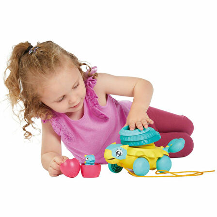 Kız Erkek Çocuk Oyuncak 73410 Tomy Toomies Diz ve Çek Anki +12 ay Kız Erkek Çocuk Oyuncak Eğitici Eğ