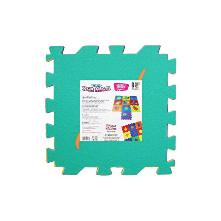 Kız Erkek Çocuk Oyuncak Toru Yer Matı Meyve Sebze 9adet Ebat 33x33cm - Kalınlık 0.75cm Kız Erkek Çoc