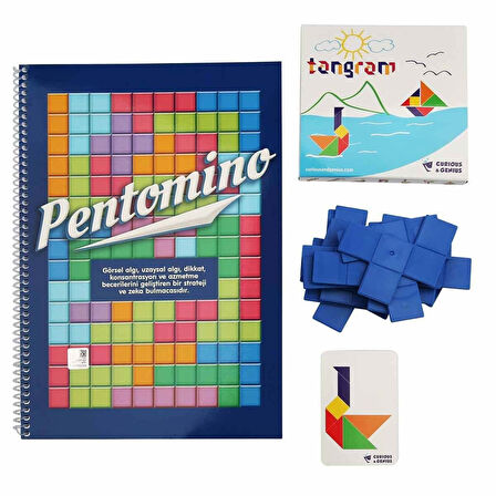 Kız Erkek Çocuk Oyuncak ZMK-2620 Pentomino Oyunu Kız Erkek Çocuk Oyuncak Eğitici Eğlenceli Oyuncak