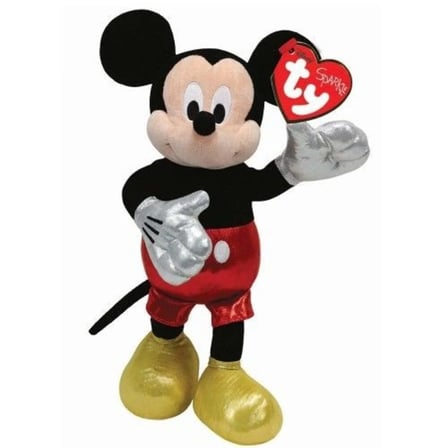 Kız Erkek Çocuk Oyuncak TY Sparkle Sesli Peluş Mickey Mouse 36cm Kız Erkek Çocuk Oyuncak Eğitici Eğl