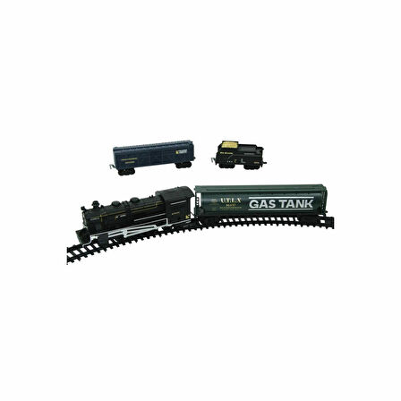 Kız Erkek Çocuk Oyuncak FF-1601C-1 Işıklı ve Sesli 18 Parça Classic Tren Kız Erkek Çocuk Oyuncak Eği