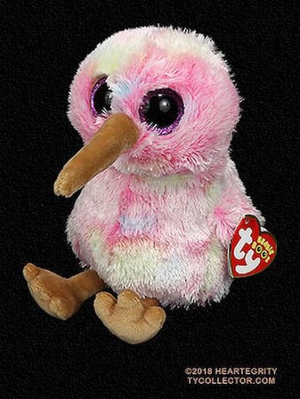 Kız Erkek Çocuk Oyuncak Ty Beanie Boos-Kiwi Renkli Kiwi 15cm Kız Erkek Çocuk Oyuncak Eğitici Eğlence