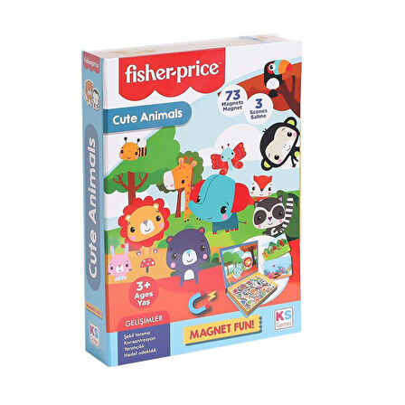 Kız Erkek Çocuk Oyuncak FP 13408 Baby Puzzle Cute Animals -KS Puzzle Kız Erkek Çocuk Oyuncak Eğitici