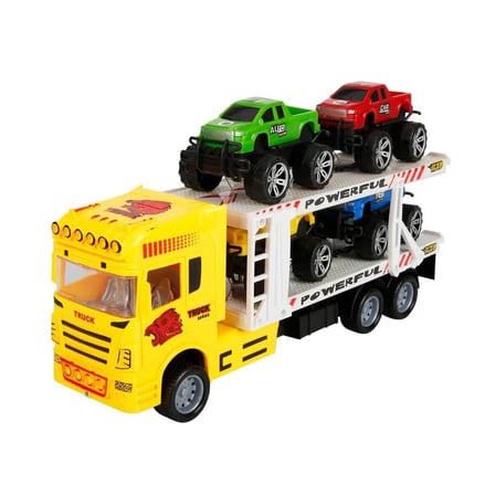 Kız Erkek Çocuk Oyuncak 1:32 Maxx Wheels Transporter Tır 32cm. Kız Erkek Çocuk Oyuncak Eğitici Eğlen
