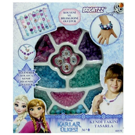 Kız Erkek Çocuk Oyuncak Dede Frozen Boncuk Takı Seti Kız Erkek Çocuk Oyuncak Eğitici Eğlenceli Oyunc