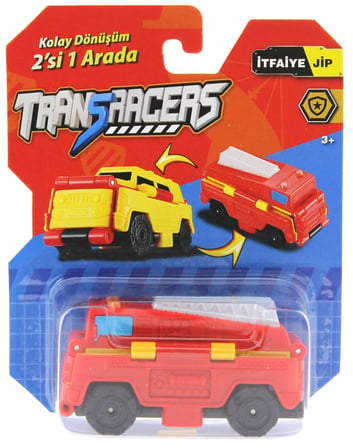 Kız Erkek Çocuk Oyuncak Transracers Dönüşen Araçlar İtfaiye / Jip Kız Erkek Çocuk Oyuncak Eğitici Eğ