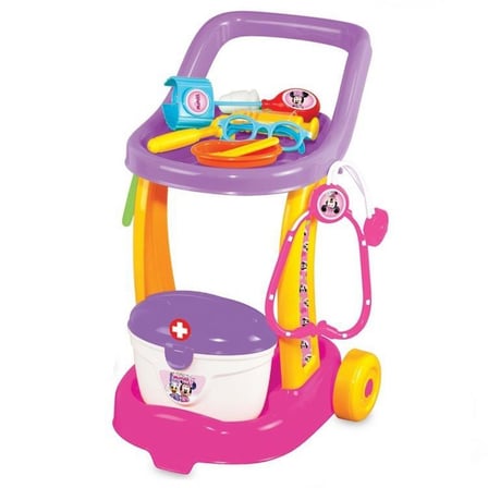 Kız Erkek Çocuk Oyuncak Dede Minnie Mouse Doktor Servis Arabası Kız Erkek Çocuk Oyuncak Eğitici Eğle