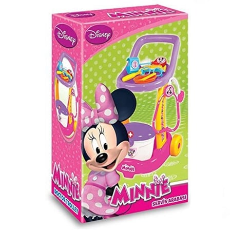 Kız Erkek Çocuk Oyuncak Dede Minnie Mouse Doktor Servis Arabası Kız Erkek Çocuk Oyuncak Eğitici Eğle