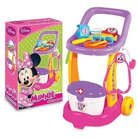 Kız Erkek Çocuk Oyuncak Dede Minnie Mouse Doktor Servis Arabası Kız Erkek Çocuk Oyuncak Eğitici Eğle