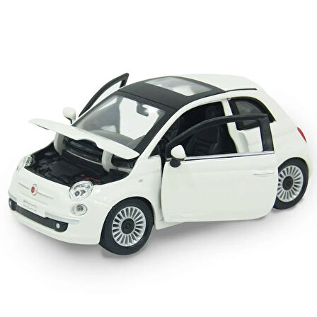 Kız Erkek Çocuk Oyuncak Bburago 1:24 Fiat 500 2007 Model Araba Kız Erkek Çocuk Oyuncak Eğitici Eğlen