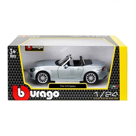 Kız Erkek Çocuk Oyuncak Bburago 1:24 Fiat 124 Spider Model Araba Kız Erkek Çocuk Oyuncak Eğitici Eğl