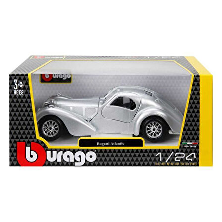 Kız Erkek Çocuk Oyuncak Bburago 1:24 Bugatti Atlantic Model Araba Kız Erkek Çocuk Oyuncak Eğitici Eğ