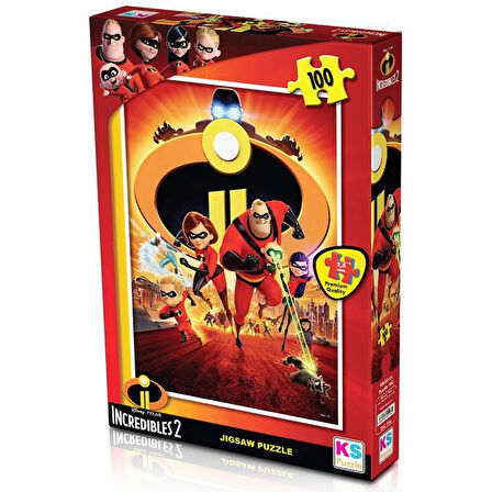 Kız Erkek Çocuk Oyuncak 100 Parça Incredibles 2 Puzzle Kız Erkek Çocuk Oyuncak Eğitici Eğlenceli Oyu
