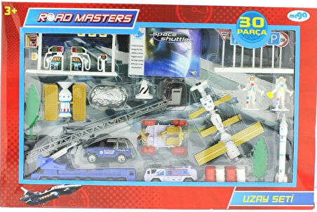 Kız Erkek Çocuk Oyuncak Die Cast Merdivenli Uzay Seti 30 Parça Jp8106 Kız Erkek Çocuk Oyuncak Eğitic