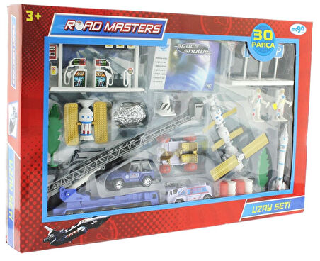 Kız Erkek Çocuk Oyuncak Die Cast Merdivenli Uzay Seti 30 Parça Jp8106 Kız Erkek Çocuk Oyuncak Eğitic