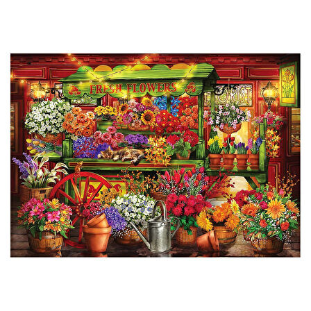 Kız Erkek Çocuk Oyuncak KS Market Stall 3000 Parça Puzzle Kız Erkek Çocuk Oyuncak Eğitici Eğlenceli