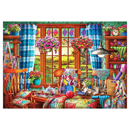 Kız Erkek Çocuk Oyuncak KS Stitching Room 1000 Parça Puzzle Kız Erkek Çocuk Oyuncak Eğitici Eğlencel
