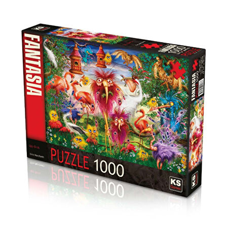 Kız Erkek Çocuk Oyuncak KS Ugly Birds 1000 Parça Puzzle Kız Erkek Çocuk Oyuncak Eğitici Eğlenceli Oy