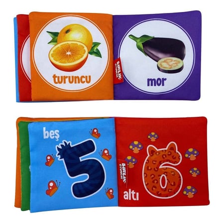 Kız Erkek Çocuk Oyuncak Bebeğimin İlk Kitapçık Seti - 6adet Kız Erkek Çocuk Oyuncak Eğitici Eğlencel