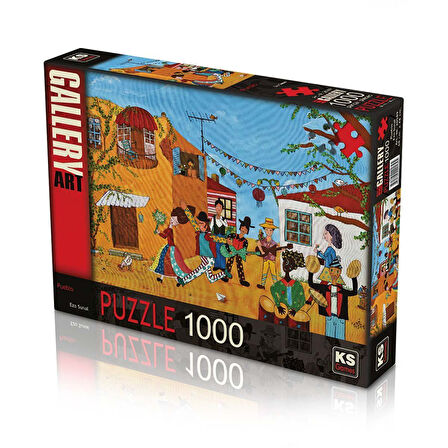 Kız Erkek Çocuk Oyuncak KS Pueblo 1000 Parça Puzzle Kız Erkek Çocuk Oyuncak Eğitici Eğlenceli Oyunca