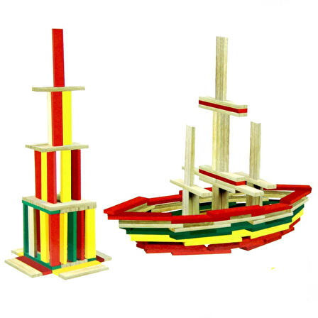 Kız Erkek Çocuk Oyuncak Playwood Eğitici Sihirli Bloklar 100 Parça Kız Erkek Çocuk Oyuncak Eğitici E