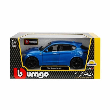 Kız Erkek Çocuk Oyuncak Bburago 1:24 Alfa Romeo Stelvio Model Araba Kız Erkek Çocuk Oyuncak Eğitici