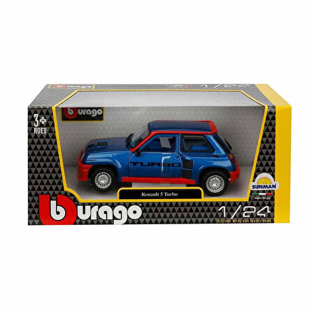Kız Erkek Çocuk Oyuncak Bburago 1:24 Renault 5 Turbo Model Araba Kız Erkek Çocuk Oyuncak Eğitici Eğl