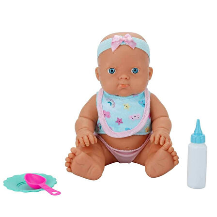 Kız Erkek Çocuk Oyuncak Ada Bebek Beslenme Seti 23cm. Kız Erkek Çocuk Oyuncak Eğitici Eğlenceli Oyun