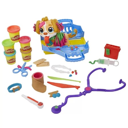 Kız Erkek Çocuk Oyuncak Play-Doh Veteriner Seti F3639 Kız Erkek Çocuk Oyuncak Eğitici Eğlenceli Oyun