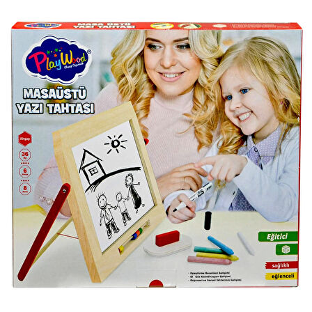 Kız Erkek Çocuk Oyuncak Playwood Ahşap Masaüstü Yazı Tahtası Kız Erkek Çocuk Oyuncak Eğitici Eğlence