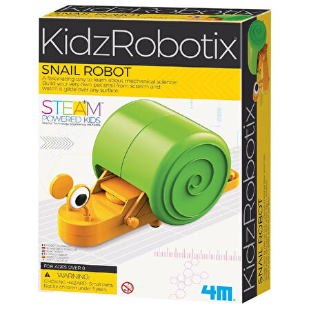 Kız Erkek Çocuk Oyuncak 4M Salyangoz Robot Kiti Kız Erkek Çocuk Oyuncak Eğitici Eğlenceli Oyuncak