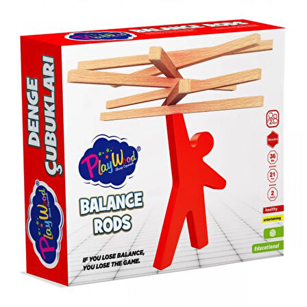 Kız Erkek Çocuk Oyuncak Playwood Ahşap Denge Çubukları Kız Erkek Çocuk Oyuncak Eğitici Eğlenceli Oyu