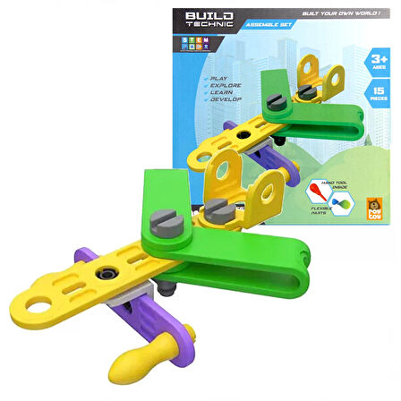 Kız Erkek Çocuk Oyuncak Build Yap Boz Araçlar 4100101-2 Kız Erkek Çocuk Oyuncak Eğitici Eğlenceli Oy