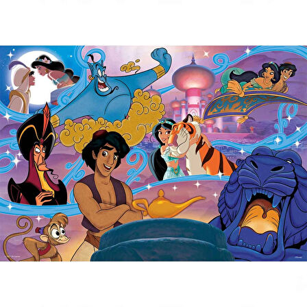 Kız Erkek Çocuk Oyuncak KS Aladdin Puzzle 200 Parça Kız Erkek Çocuk Oyuncak Eğitici Eğlenceli Oyunca