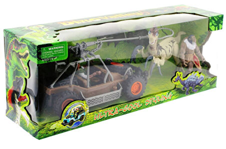 Kız Erkek Çocuk Oyuncak Dinozor Avcısı Buggyli Oyun Seti Kız Erkek Çocuk Oyuncak Eğitici Eğlenceli O