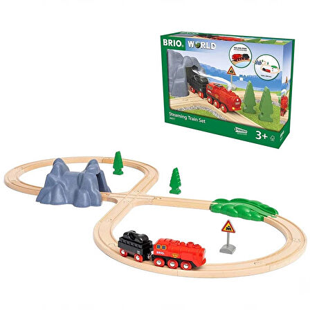 Kız Erkek Çocuk Oyuncak Brio Buharlı Tren Seti 36017 Kız Erkek Çocuk Oyuncak Eğitici Eğlenceli Oyunc